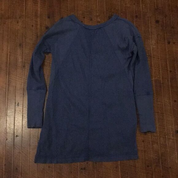 Soft Surroundings Kaydence waffle raw edge shirt - Picture 4 of 4